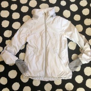 Lululemon zip ruffle jacket GUC womens 6